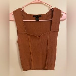 cute rusty brown top